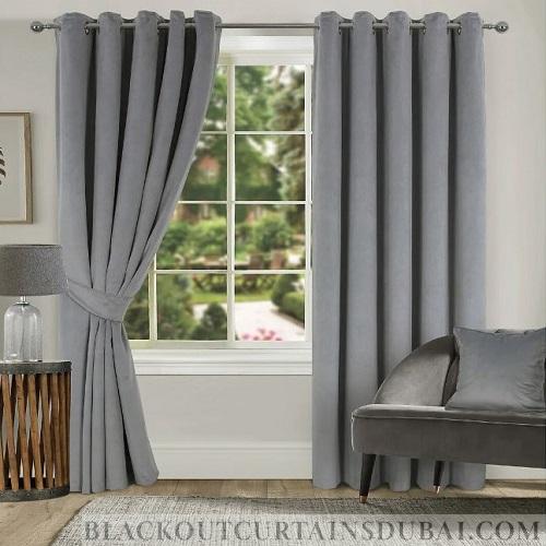 grey blackout curtains