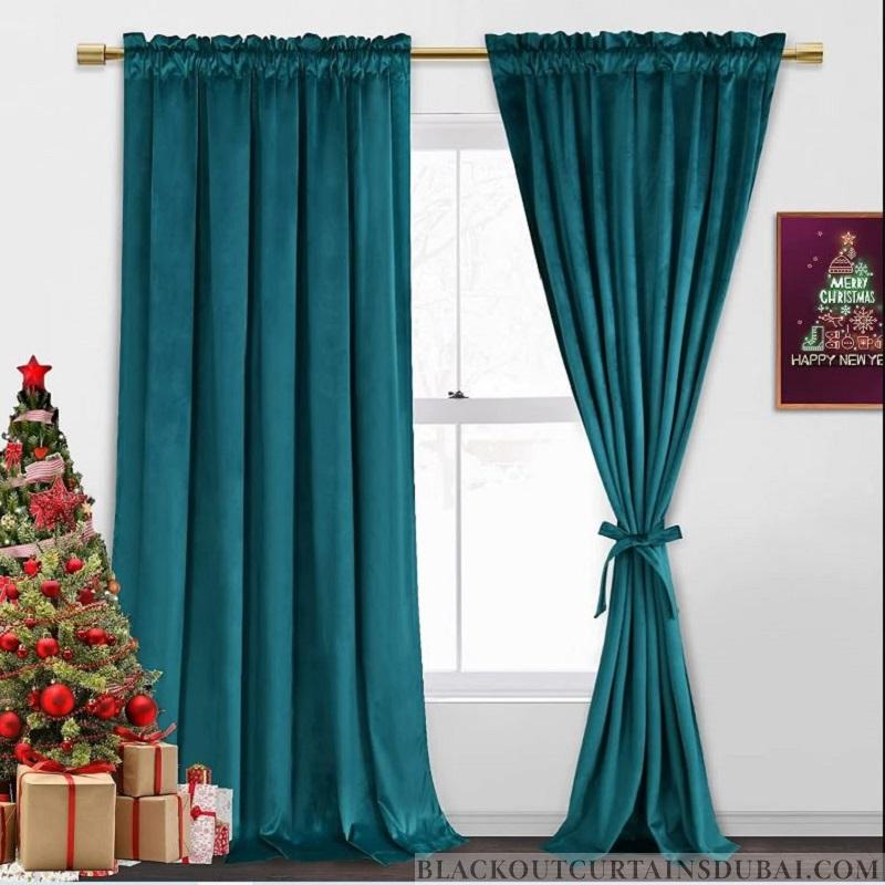 velvet blackout curtains