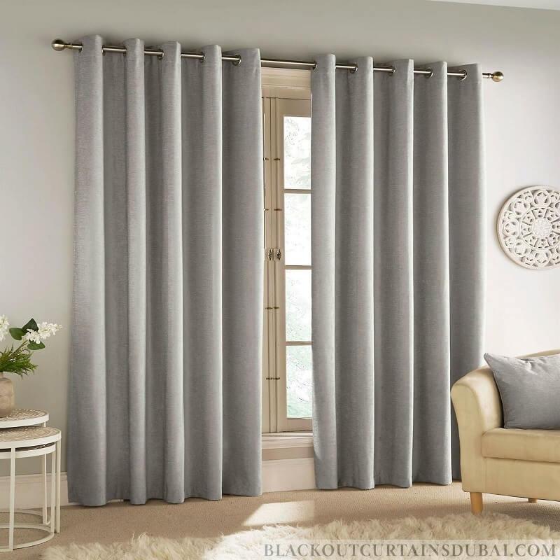 grey blackout curtains