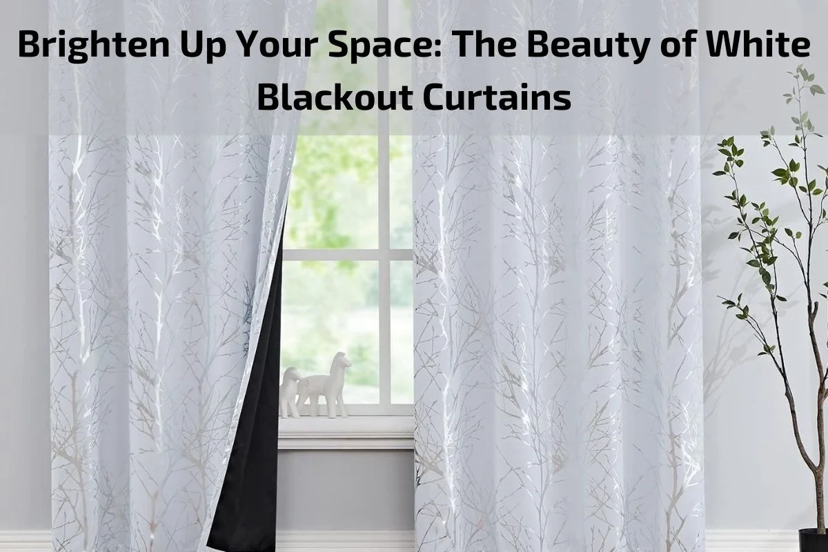 White Blackout Curtains