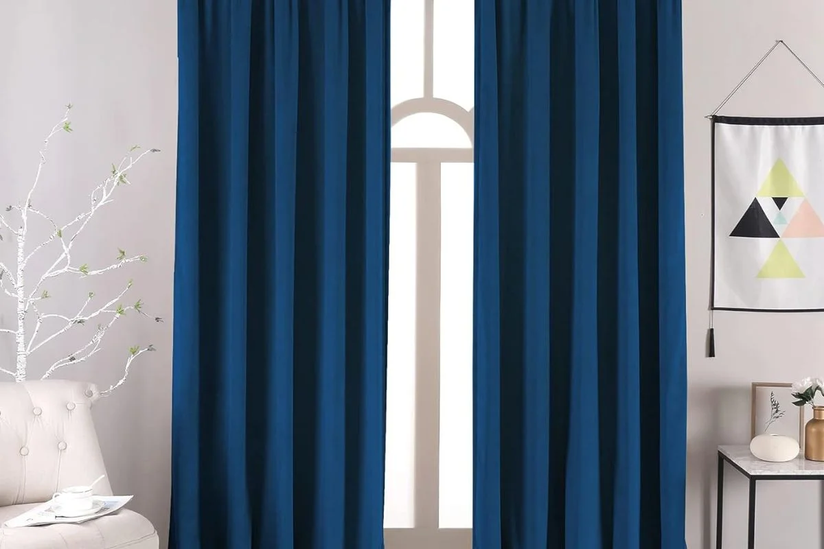 Blue Blackout Curtains